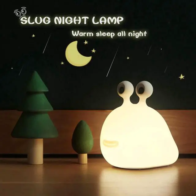 Main image of Gemdeck Slug Night Light, Silicone Night Light, Cute Animal Lamp for Baby with Touch
