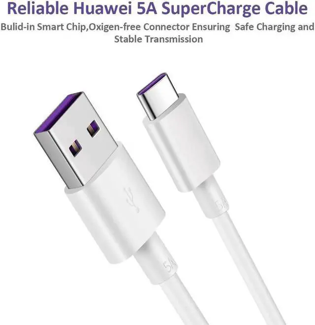 Alt view image 5 of 7 - USB C Cable, 5A Fast Charging 2-PACK 3.3FT Almost Unbreakable Type C Cable /USB3.0 Charging Cord Compatible with Samsung Galaxy S8/S9, MacBook, LG G6 V20 G5,Huawei Mate 20 Pro Mate20