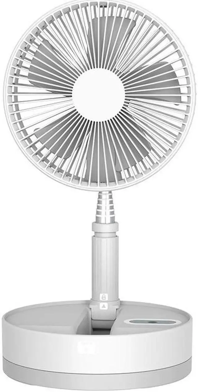 Main image of Gemdeck Foldable USB Desk/Floor Air Circulator Cooling Fan with Telescoping Drawing Pole