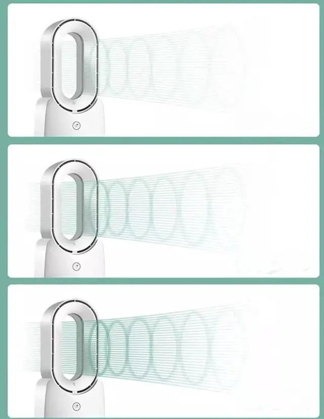 Alt view image 2 of 4 - Gemdeck Air Circulator Fan 3 Speeds Setting Desks Fan with Remote Voice Control