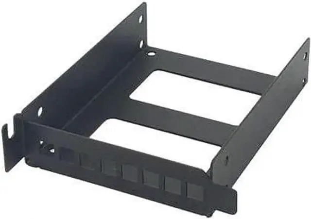 Alt view image 7 of 7 - Metal PCI Slot 2.5inch IDE/SATA/SSD/HDD Mounting Bracket Rear Panel Mount Bracket Hard Drive Adapter Tray Caddy with Sata Data Cable (Half w Black Cable)