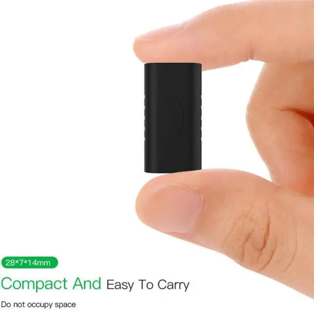 Alt view image 2 of 3 - USB Type C Adapter Female to Female Converter Portable USB-C Charge Data Sync Adapter Type-C Extension Cable for Phone Tablet