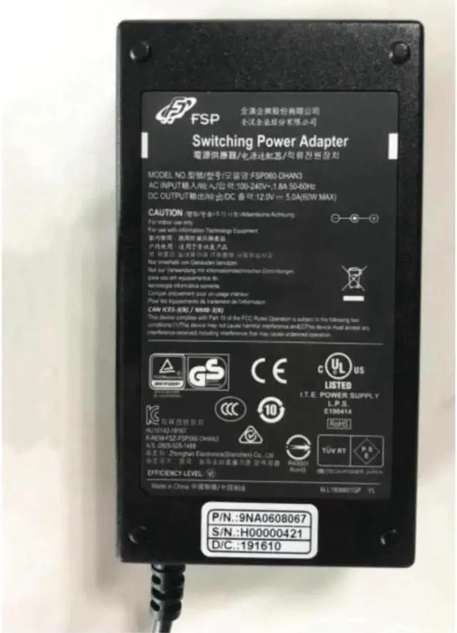 Alt view image 2 of 2 - 12V 5A 60W FSP FSP060-DHAN3 FSP060-DBAE1 AC Switching Power Adapter For Laptop Charger Power Supply