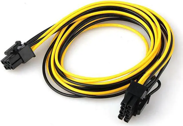Main image of 70cm 6 Pin Male To 8 Pin Male Pci Express Power Adapter Cable For Graphics Video Card 6pin To 8pin Pci-E Power Cable
