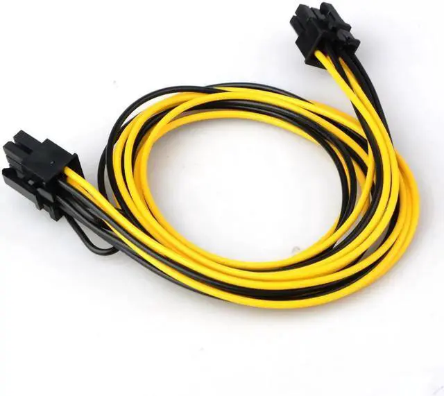Alt view image 3 of 5 - 70cm 6 Pin Male To 8 Pin Male Pci Express Power Adapter Cable For Graphics Video Card 6pin To 8pin Pci-E Power Cable