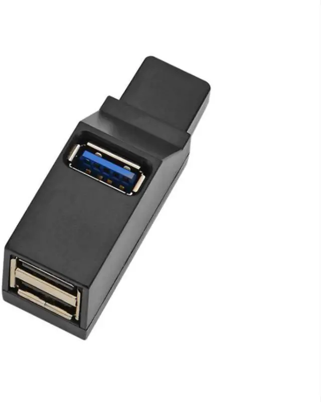 Alt view image 2 of 2 - USB 3.0 HUB Adapter Extender Mini Splitter Box 3 Ports for PC Laptop Macbook Mobile Phone High Speed U Disk Reader for Xiaomi