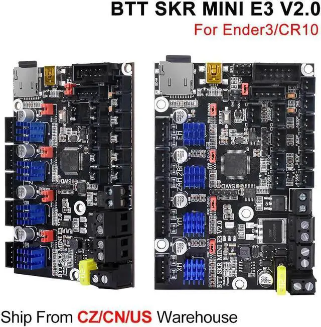 Alt view image 2 of 3 - BIGTREETECH SKR MINI E3 V2 32Bit 3D Motherboard TMC2209 3D Printer Parts For Ender 3/5 Pro Upgrade BTT SKR V1.4 Turbo SKR 2