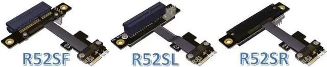 Alt view image 2 of 7 - ADT-Link M.2 WiFi A.E Key A+E to PCI-e 4X x4 Riser Extender Adapter Card Ribbon Gen3.0 Cable AE Key A E for PCIE 3.0 x1 x4 x16 M2 Card (100cm,R52SL)