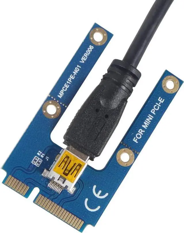 Alt view image 3 of 6 - ITHOO 32 bit 33MHz Mini PCI-e to Dual PCI Expansion Card PCI Slot Support Capture Card Gold Tax Card Sound Card Parallel Port Card