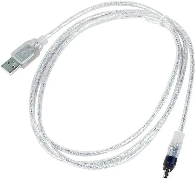 Main image of 1.5M 4P 4 Pin to 4Pin / 6 Pin/USB 2.0 Male IEEE 1394 Adapter Cord Extension Cable for Firewire iLink Mini DV Camera Camcorder (1394 4P to USB 2.0)