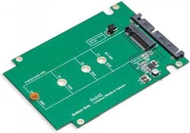 Main image of 2.5" SATA III to M.2 B-Key SATA SSD 2230 2242 2260 2280 2.5" Adapter Aluminum Enclosure SY-ADA40092