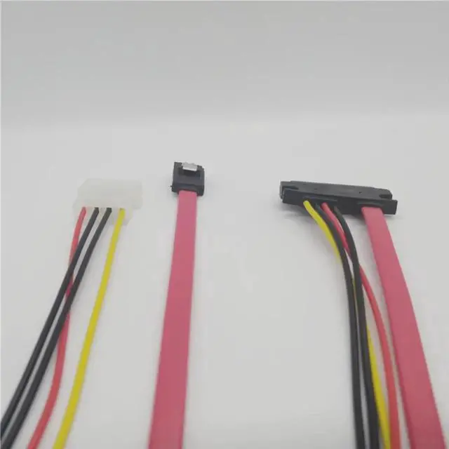 Alt view image 3 of 5 - 50CM SATA 22Pin 7+15 to eSATA IDE Power Interface Conversion Cable Computer Extender Cable HDD 4Pin Power Supply