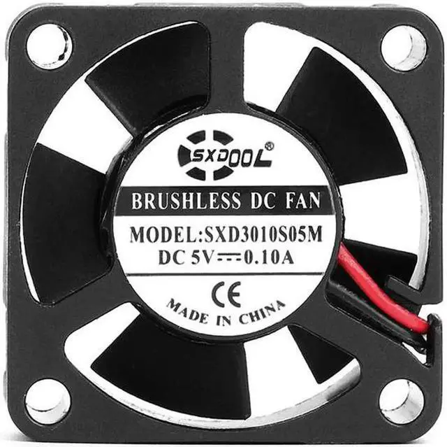 Alt view image 2 of 4 - 5pcs 3010 Cooling-fan 3D Pinter Parts 30x30x10MM 12V 5V 24V 2Pin DC Cooler Small Cooling Fan DIY Reprap For j-head hotend