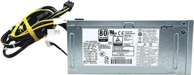 Main image of for Z2 G4 Workstation Power Supply L36049-003 L57253-003 DPS-650AB-30A 650W PSU