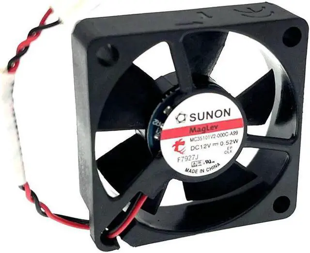 Alt view image 6 of 6 - for Sunon MC35101V2-000C-A99 MC35101V2-0000-A99 35mm Fan 3.5cm 12V 0.52W 7500RPM 6.5CFM 35X35X10mm Mini Micro Cooling Fan