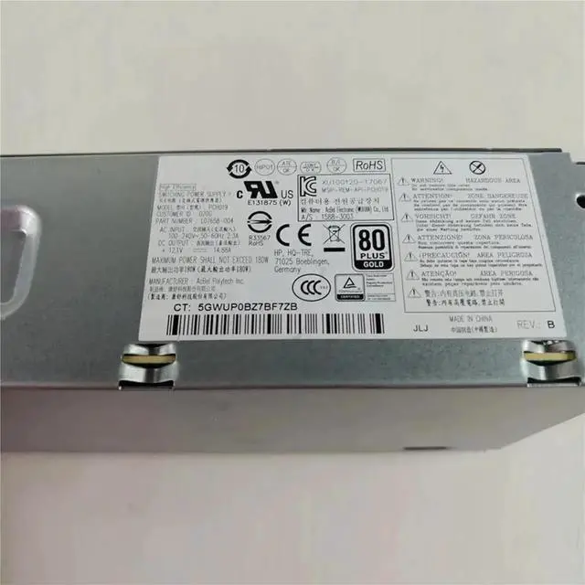 Main image of 180W PSU L07658-004 L07658-001 for S01 280 G3 G4 G5 SFF Power Supply PCH019 PA-1181-3HB
