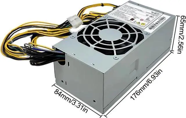 Alt view image 2 of 3 - for Desktop GW-TFX200AHD GW-T200SPWC-TFX 12-Pin 400W Power Supply