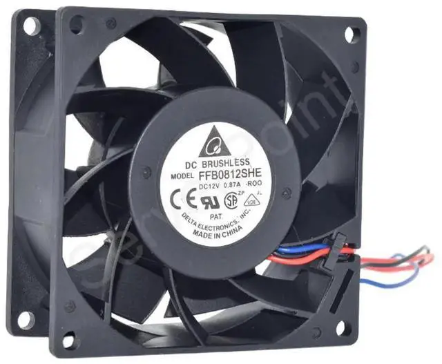 Main image of For 8038 3PIN UPS 12V 0.87A FFB0812SHE-ROO Three Lines Cooling Fan