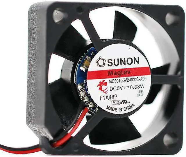 Alt view image 2 of 4 - 2cps 30mm fan For Sunon MC30100V2-000C-A99 3010 5V 0.38W Quiet Cooling Fan 4.6CFM 8000RPM