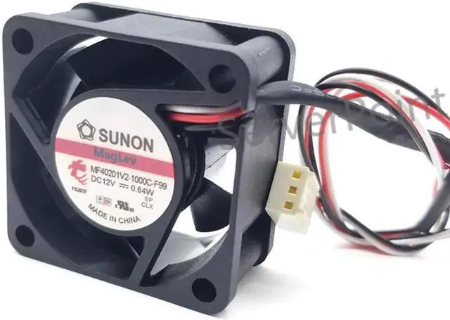 Main image of for MF40201V2-1000C-F99 DC12V 0.64W 40x40x20MM 3Lines cooling fan