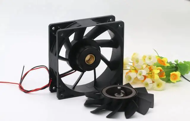 Alt view image 3 of 4 - IP68 waterproof cooling fan Delta PFC1212DE 120mm 12038 12V 4.8A 7000RPM axial cooling fan powerful