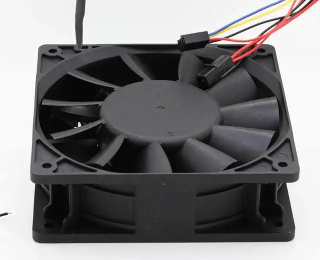Alt view image 4 of 4 - IP68 waterproof cooling fan Delta PFC1212DE 120mm 12038 12V 4.8A 7000RPM axial cooling fan powerful