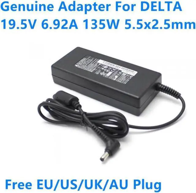 Main image of 19.5V 6.92A 135W 5.5x2.5mm Delta ADP-135KB T AC Adapter For 135W Laptop Power Supply Charger