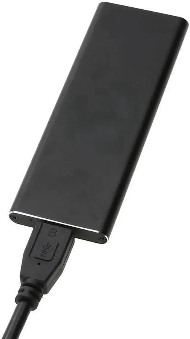 Alt view image 3 of 3 - M.2 NGFF SSD SATA to USB 3.0 Converter Adapter Case External Enclosure Storage Case With Screwdriver for M2 NGFF SSD Hard Driv