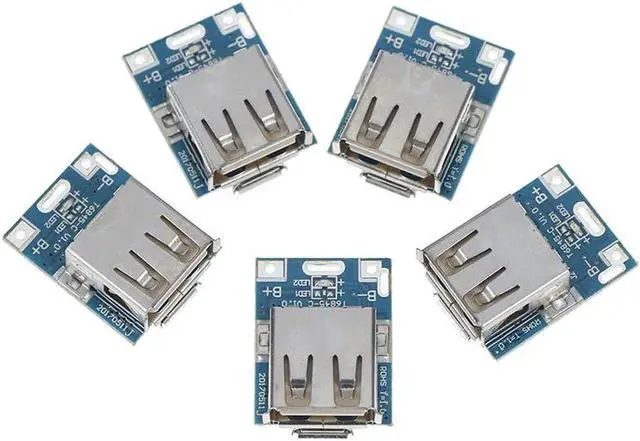 Alt view image 3 of 4 - 5V 1A 3.7V Power Bank Charger Circuit Board Lithium Charger Board Plate Boost Charging Module DIY For Power Bank