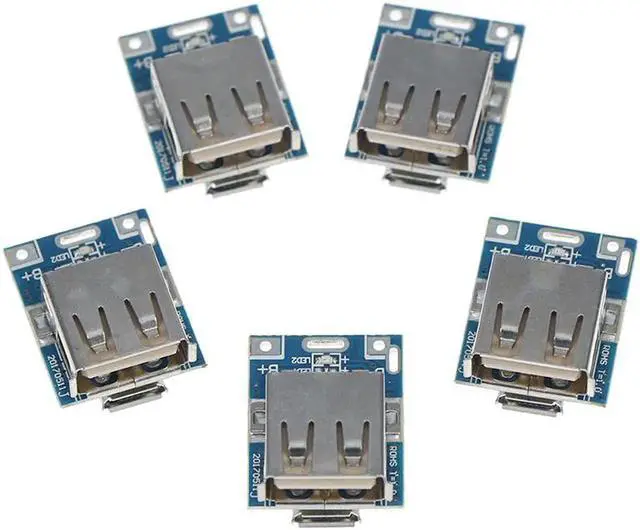 Alt view image 2 of 4 - 5V 1A 3.7V Power Bank Charger Circuit Board Lithium Charger Board Plate Boost Charging Module DIY For Power Bank