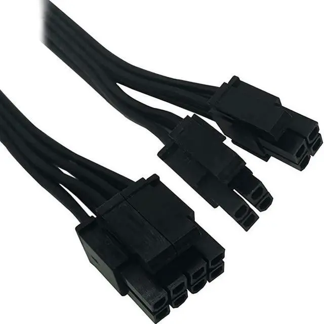 Alt view image 2 of 4 - 2Pack Motherboard ATX CPU 8 Pin 4+4 Male to Female Extension Cable for Power Supply PSUs 95inch24cm
