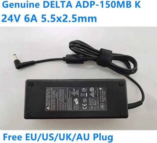 Alt view image 2 of 2 - DELTA ADP-150MB K 24V 6A 5A 5.5x2.5mm AC Power Supply Adapter For 150W Laptop Power Supply Charger