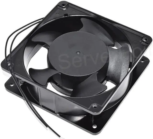 Alt view image 2 of 2 - For AC FXIAL FAN AA1282HS-AT 220 240V Two Wires Square Cooling Fan