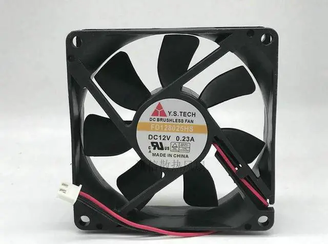 Main image of FD128025HS 8025 80X80X25mm 8cm DC 12V Brushless 0.23A 8CM Computer PC Cooling Fan
