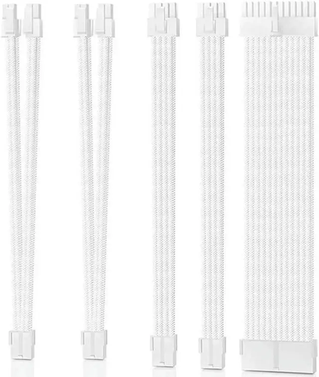 Alt view image 3 of 4 - ruth's sister GPU PCI-E PSU 8pin Power Extension Cable for Motherboard 24PIn + CPU 8P