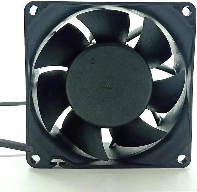 Alt view image 2 of 3 - AB8038H12-F 80mm High Speed Air Flow CFM Powerful DC 12V Cooling Fan,for Miner PC Case Cabinets