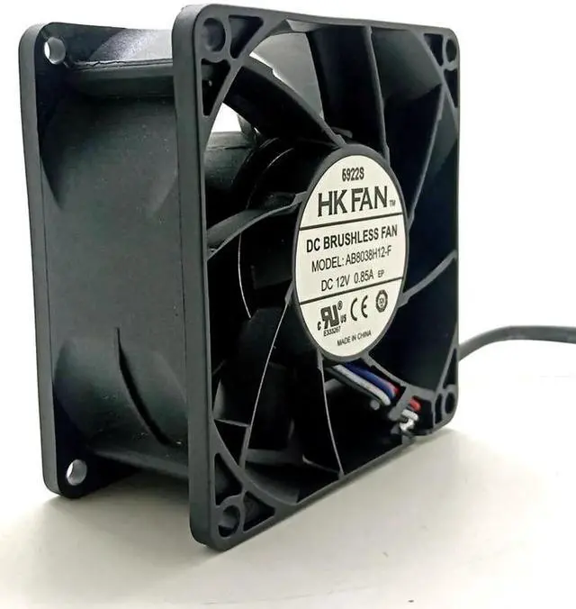 Main image of AB8038H12-F 80mm High Speed Air Flow CFM Powerful DC 12V Cooling Fan,for Miner PC Case Cabinets