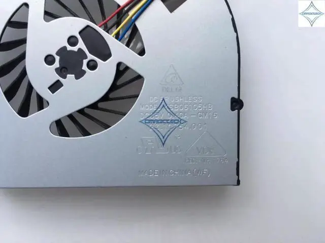 Alt view image 2 of 2 - for HP ProBook 450 G1 450G1 455 G1 470 KSB06105HB CM16 laptop cpu cooling cooler fan DC 5V 0.40A 23.10754.0014PIN