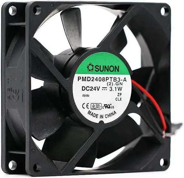 Alt view image 3 of 4 - For Sunon PMD2408PTB3-A (2). GN standard 8CM 8025 DC24V 3.1W converter radiator cooling fan