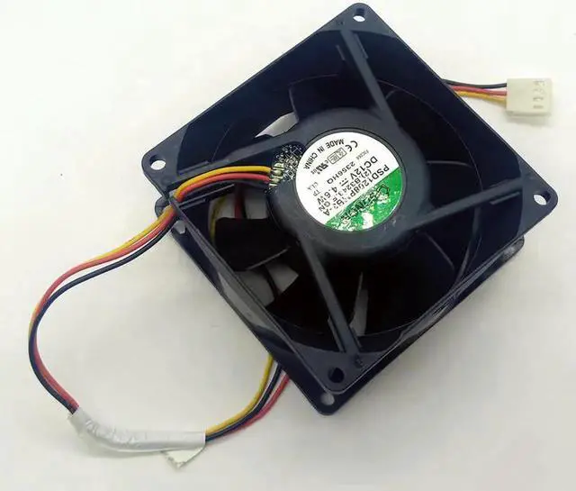 Alt view image 4 of 4 - PSD1208PMB3-A For SUNON 8038 12V 3-Wire Server Case Cooling Fan 4600RPM 82.5CFM