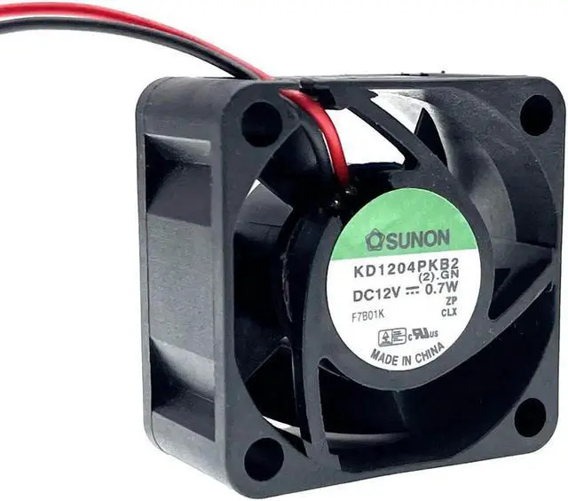 Alt view image 2 of 4 - 40mm 4cm 12V Mute Quiet Cooling Fan,for SUNON KD1204PKB2 Dual Ball Bearing 40X40X20mm 12V 4CM Mini Fans