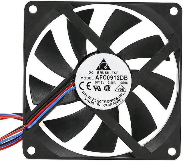 Alt view image 6 of 6 - for delta AFC0912DB 9015 90x90x15mm slim 12V 0.45A 3Pin or 4pin PWM computer CPU cooler thin cooling fan