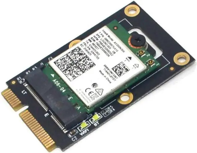 Alt view image 2 of 5 - M.2 Wifi Adapter M.2 NGFF to Mini PCI-E Adapter For M.2 Wifi Bluetooth Wireless Wlan Card Intel AX200 9260 8265 8260 For Laptop
