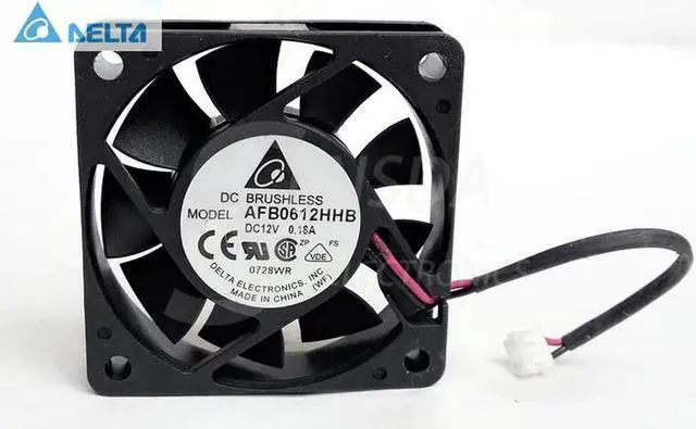 Main image of wholesale for delta 12v 0.18a AFB0612HHB axial case cooler Cooling fan 6015 60x60x15mm 6cm 60mm