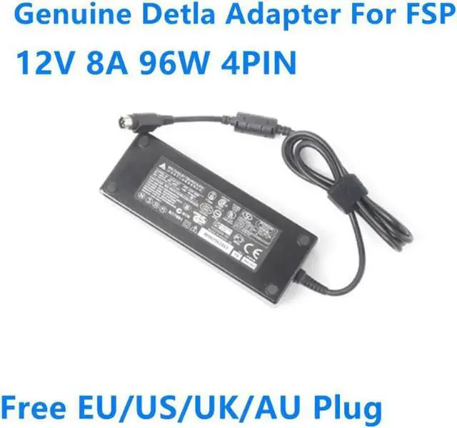 Main image of Detla ADP-96W DPS-90FB A 12V 8A 7.5A 96W 4PIN AC Power Adapter For QNAP TS-419P II NAS Qnap TS-419P Power Supply Charger