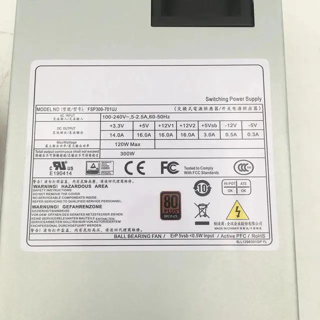Alt view image 2 of 3 - FSP250-60WS1 For FSP Switching Power Supply 1U 250W Perfectly Tested