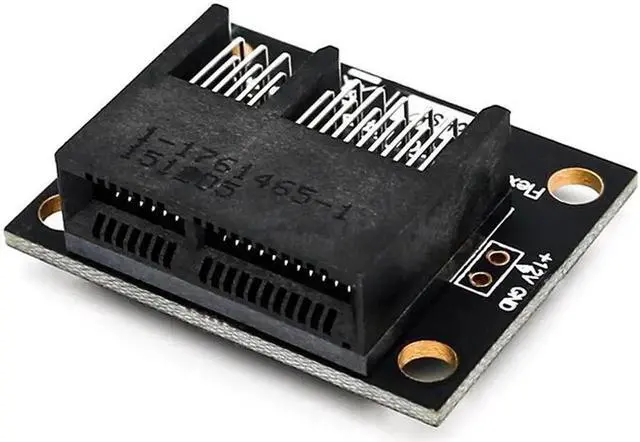 Alt view image 5 of 6 - PCI Express PCI-E 1X to 1X Extension Ribbon Cable Gold-plated Connector Adapter PCIE Extender for Motherboard Riser Card Mining