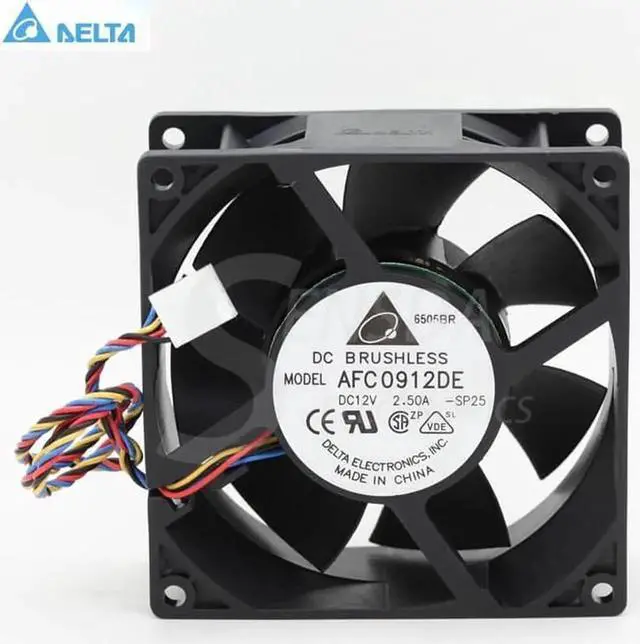 Main image of for delta AFC0912DE 9CM 9.2CM 9038 9238 90mm 92mm 12V DC 3A car booster violent cooling fan