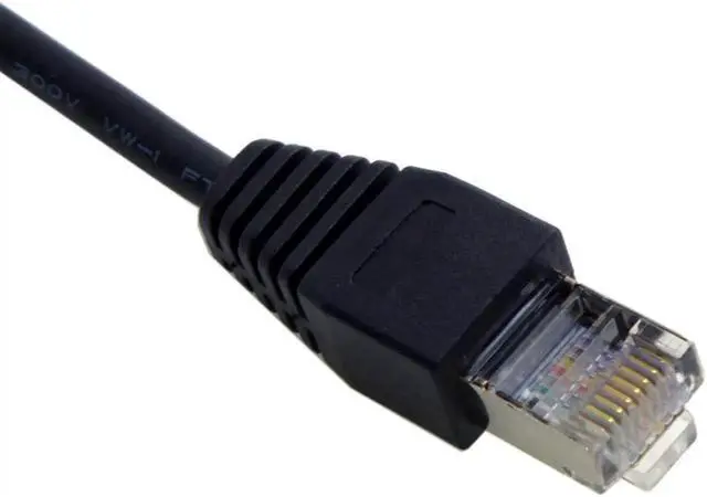 Main image of 30cm 8P8C FTP STP UTP Cat 5e Male to Female Lan Ethernet Network Extension Cable with Panel Mount Holes
