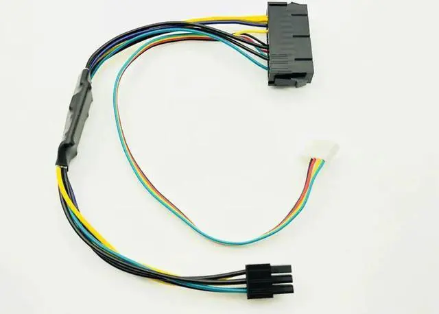 Alt view image 2 of 6 - 30cm ATX Main 24Pin to 6Pin PCI-E PSU Power Adapter Cable 18AWG Power Supply for HP Z220 Z230 SFF Server Workstation Motherboard